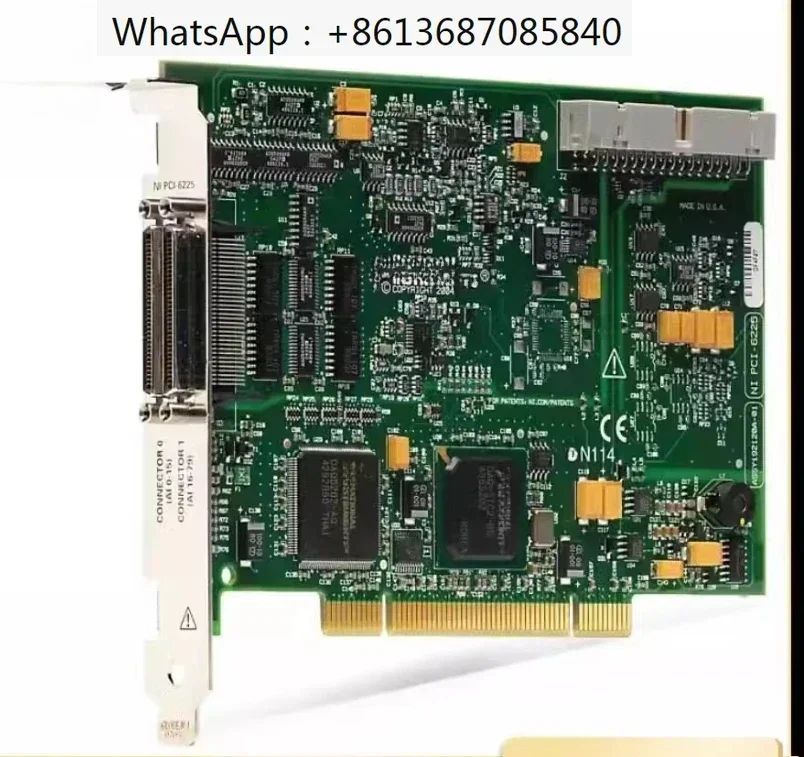 NI PCI-6225 779295-01 80 AI (16-bit, 250 kS/s), 2-channel AO, 24-channel DIO, PCI multi-function I/O device