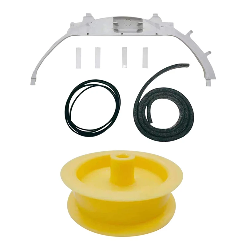 WE49X20697 Dryer Bearing Kit， Top Bearing WE9M30 Drum Felt WE12M29 Belt WE1M1067 Bearing Slider WE12X83 Easy To Use