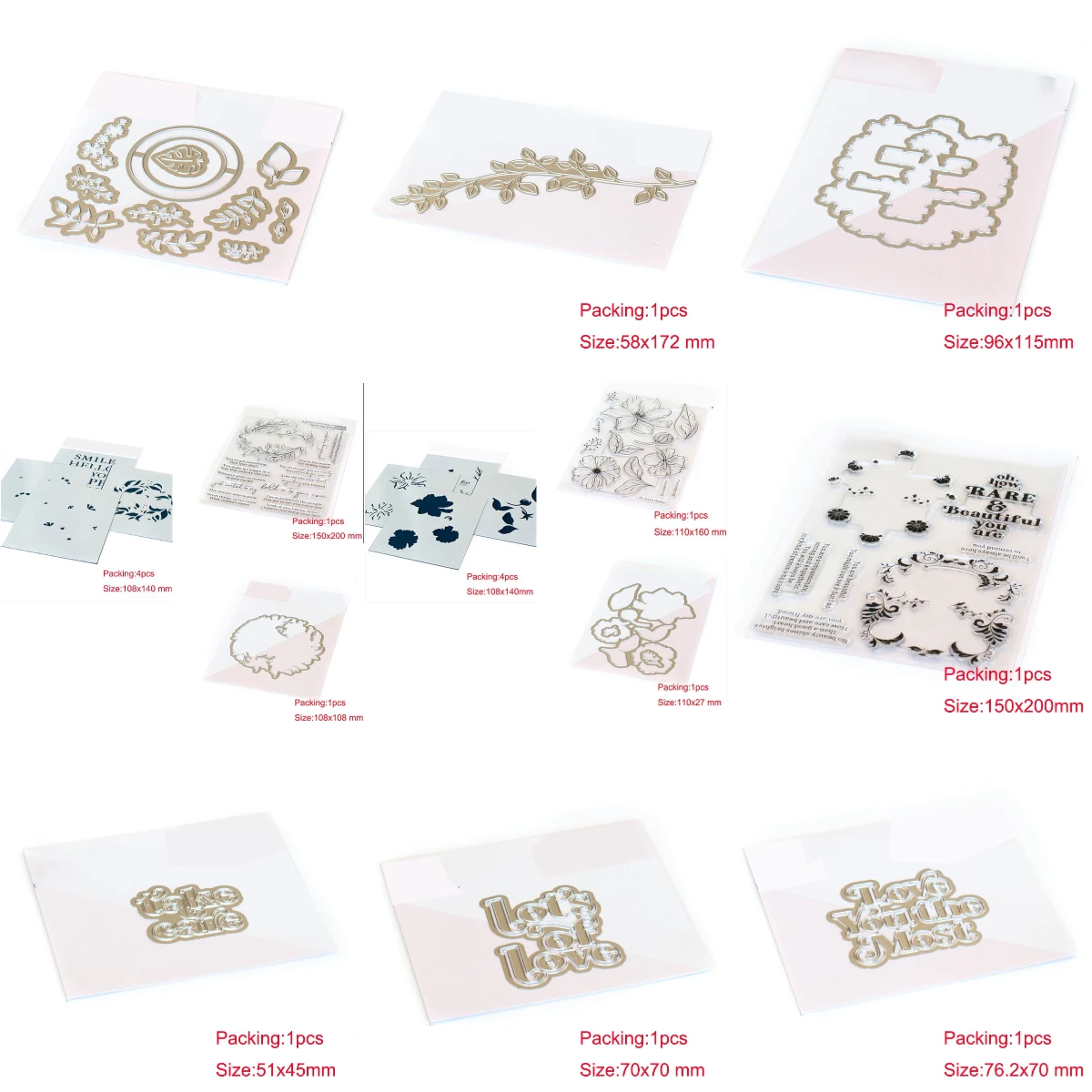 

Butterfly Stamps Metal Cutting Dies Scrapbook Diary Decoration Stencil Embossing Template DIY Greeting Card Handmade 2026 New