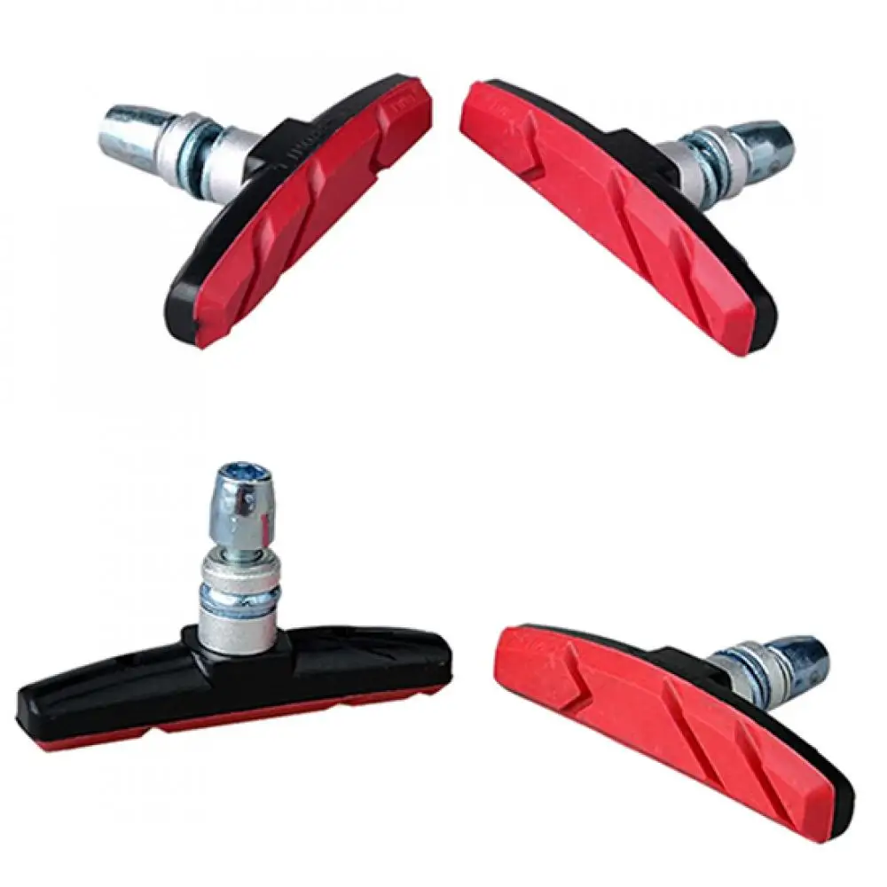 

1 Pair 7cm V Brake Pads Mountain Road Bicycle Cycling Bike Rubber V Brake Holder Shoes Rubber Pads Block Light Weight Detachable