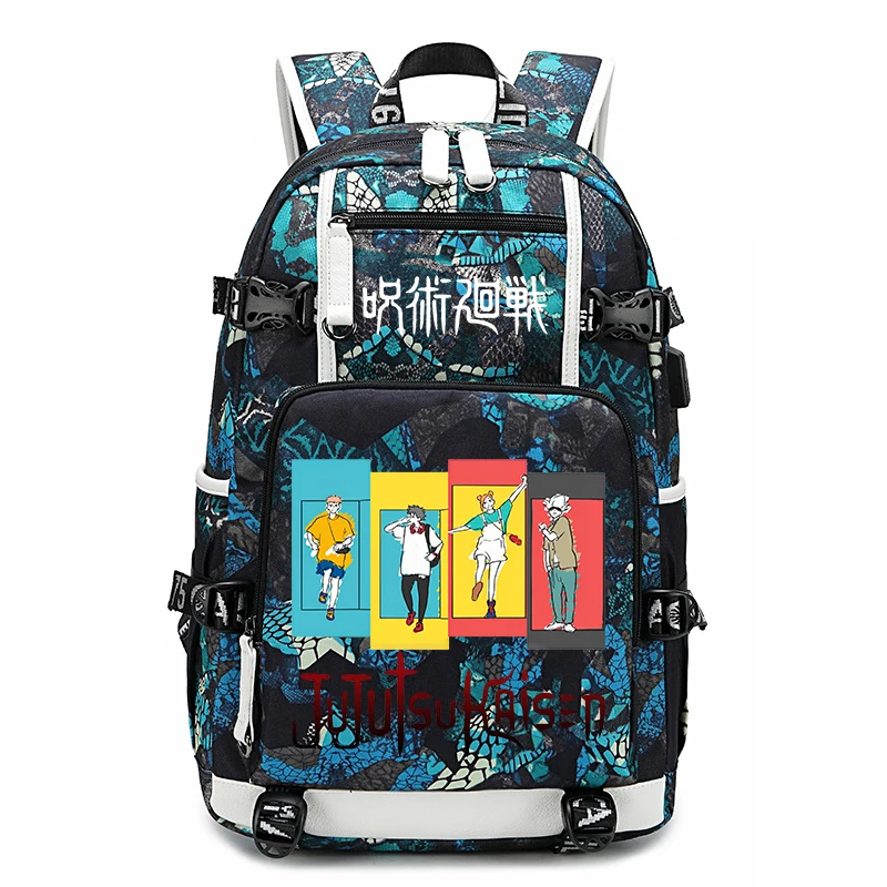 Jujutsu Kaisen anime print student school bag youth backpack back to school gift