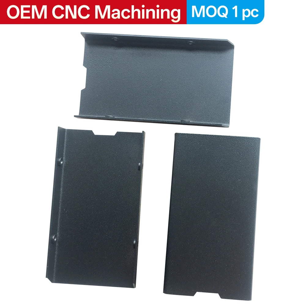 

Custom OEM black CNC machined metal parts, bending iron, stainless steel, aluminum alloy parts, stamping, bending, welding