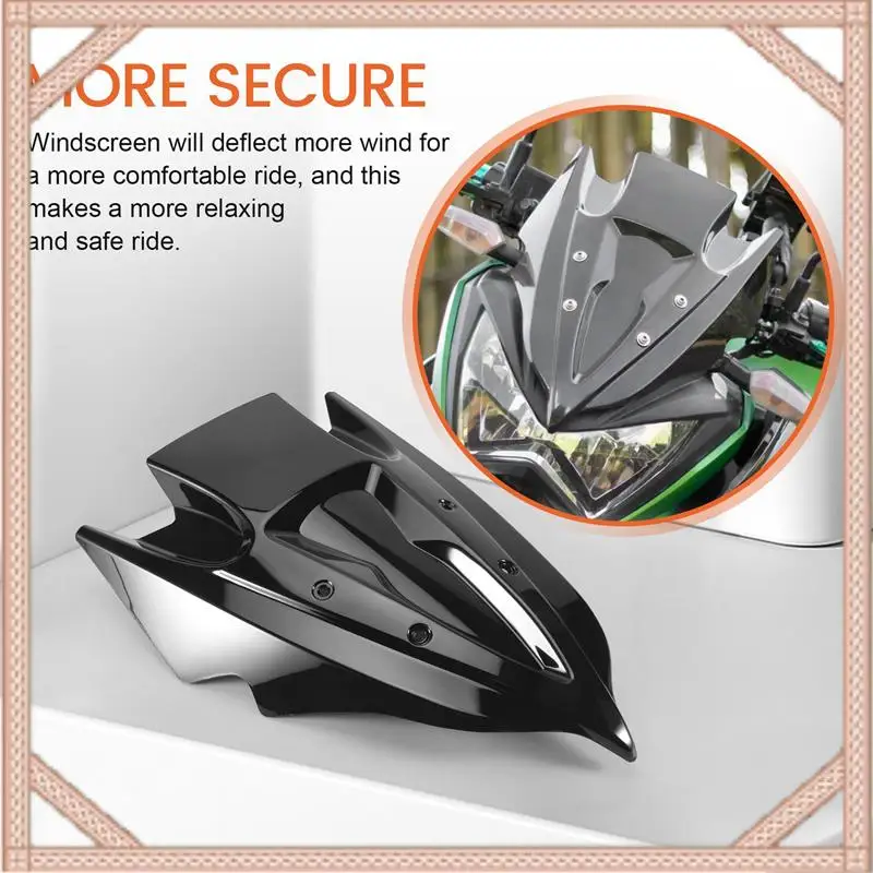 

Windshield For Kawasaki Z250 Z300 Z 250 300 2013 2014 2013-2015 Double Bubble Windscreen Wind Deflectors Motorcycle Accessories