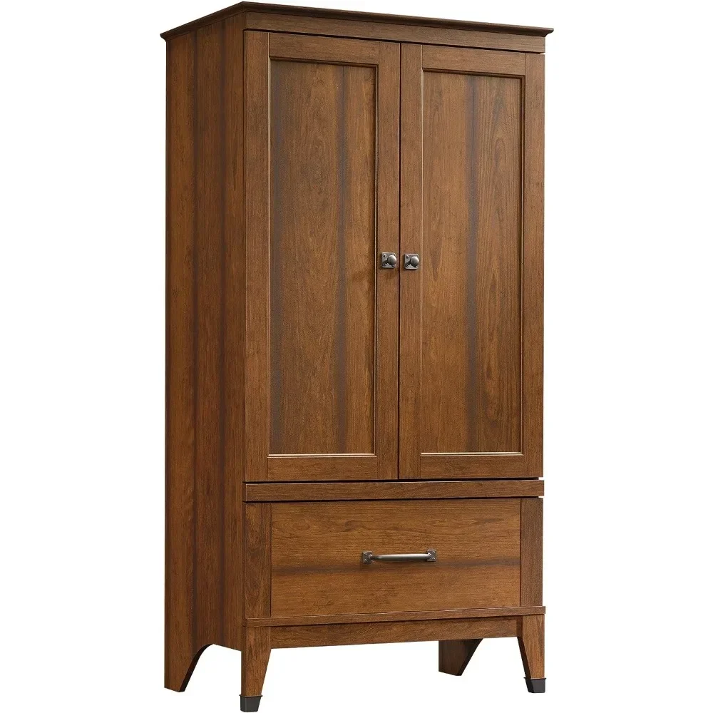 Sauder Carson Forge Armoire, Washington Cherry finish