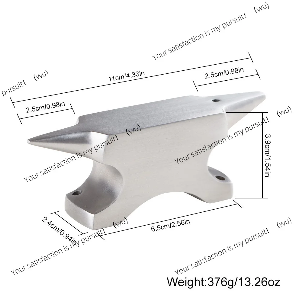 Stainless steel gold anvil backing plate horn anvil winding shape ring correction gold and silver jewelry DIY hand tools