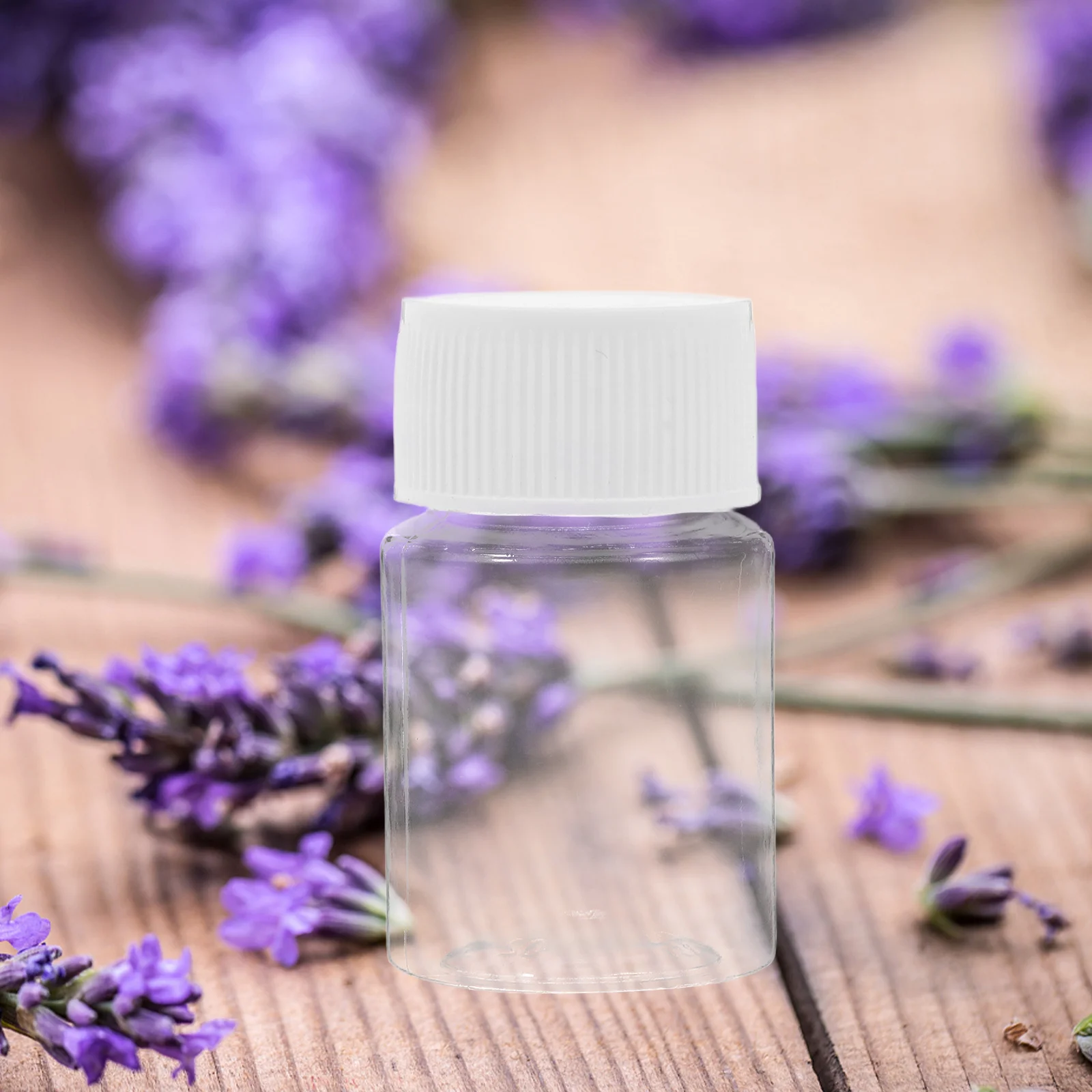 

10pcs Plastic Clear Wide Mouth Solid Powder Bottle For Liquid Sample Reagent Vial Empty Containers Transparent