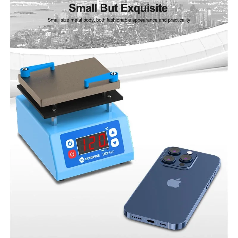 SUNSHINE LS2 MINI Heizung Maschine Smart Control Temperatur Telefon Motherboard Layered Verzinnung Werkzeug Kleber Entfernung Heiztisch