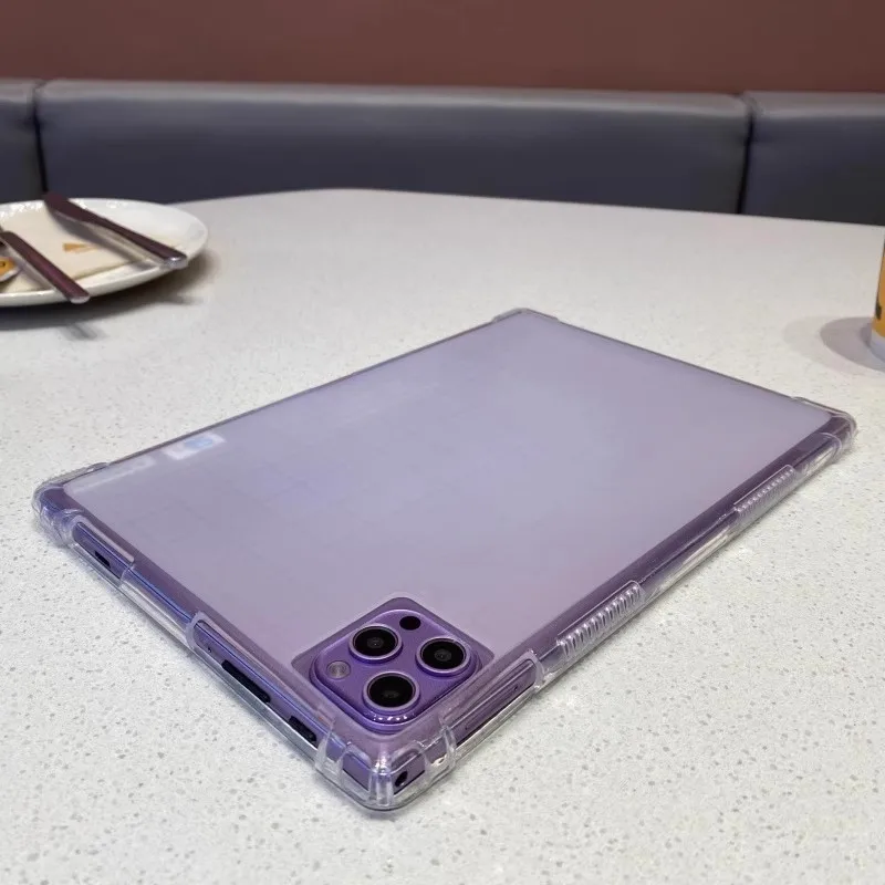 Capa traseira tpu macia para itel pad 1 4g 10.1 polegadas (2023) itel pad 1 10.1 "capa protetora transparente anti-queda para tablet