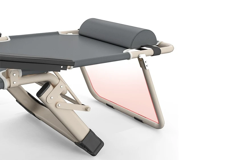 Siesta, siesta, folding lounge chair, sit and sleep dual-purpose backrest, reclining beach chair, portable home balcony chair