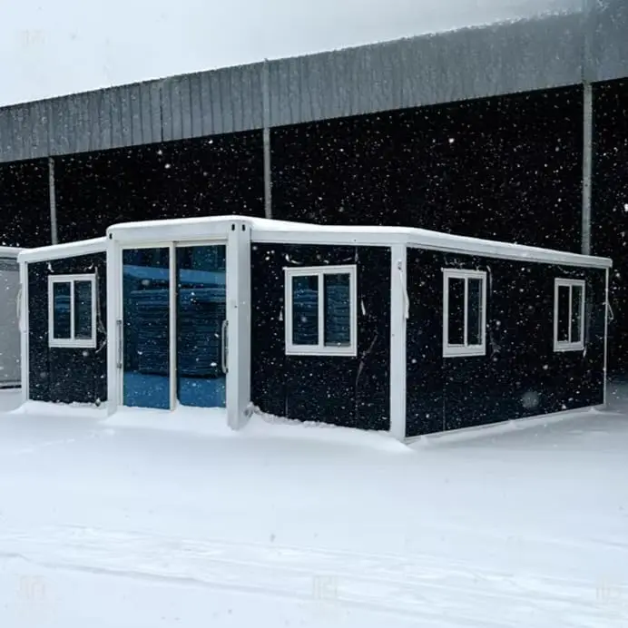 Beste erweiterbare Behälter mit Stahlstruktur, 20 Fuß, 40 Fuß, 3 Schlafzimmer, luxuriöser, zusammenklappbarer Erweiterungsbehälter für Zuhause