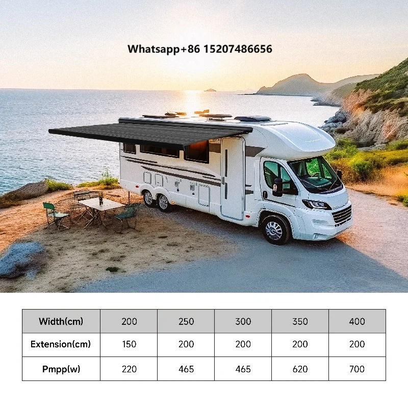 SA5900 Camping Accessories Side Mounted Caravan RV Awning Solar RV Awning