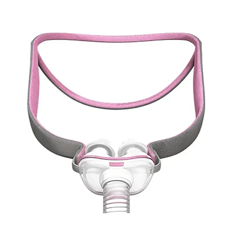 B24C-6PCS أغطية الرأس CPAP لـ Resmed Airfit P10 وسادة الأنف CPAP قناع الأشرطة 6 أشرطة مرنة و12 مشبك تعديل