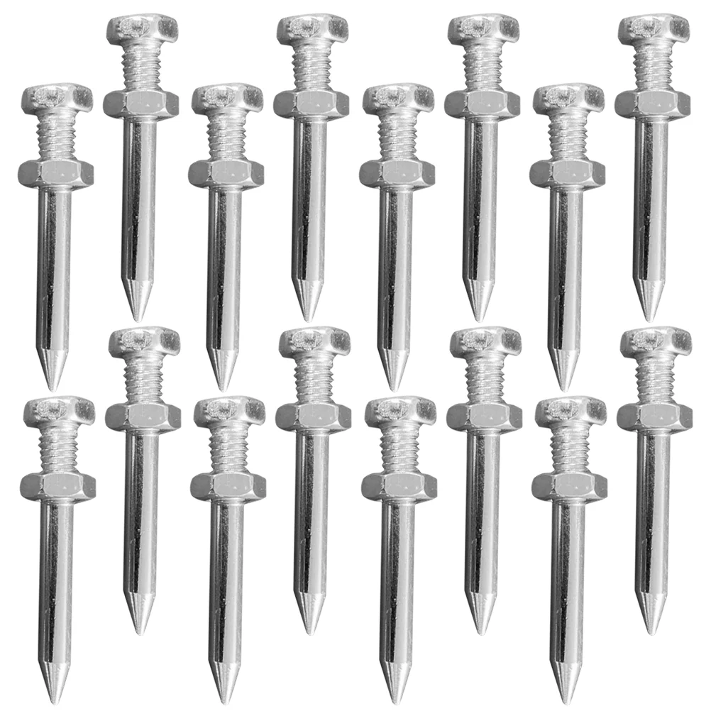 26 Pcs Garden Grass Scarifier Nails Aerator Shoe Stake Accessories Shoes Peg Lawn Soil Spike