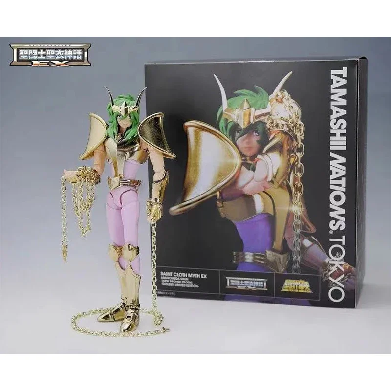 Em estoque bandai santo pano mito tnt andromeda shun anime série de ação figura modelo brinquedo presente coleção