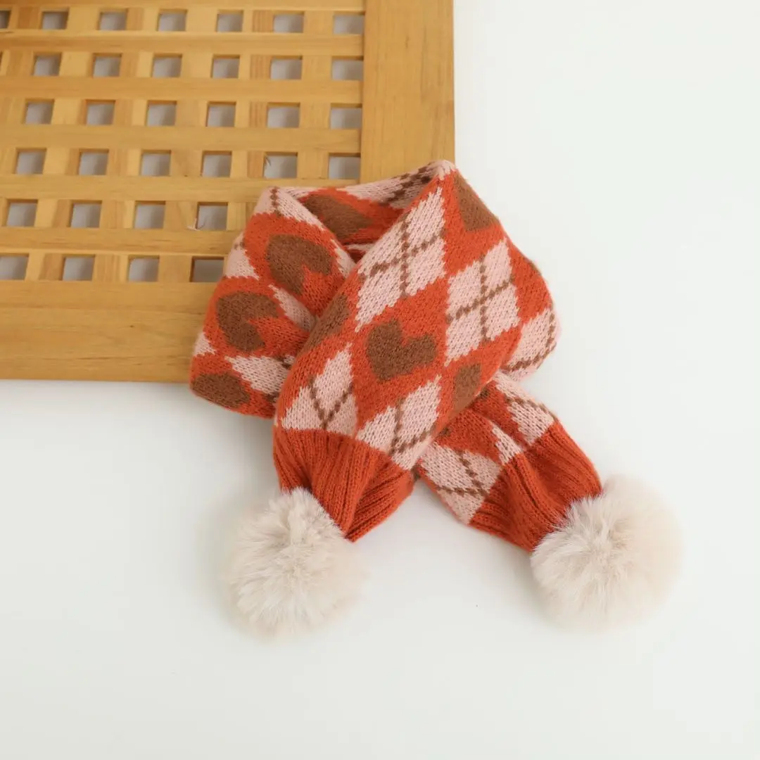 أطفال شتاء دافئ وشاح الكرتون الحيوان نمط لينة الجلد ودية الرقبة أدفأ دافئ وشاح من الصوف للأطفال ملابس داخلية وخارجية