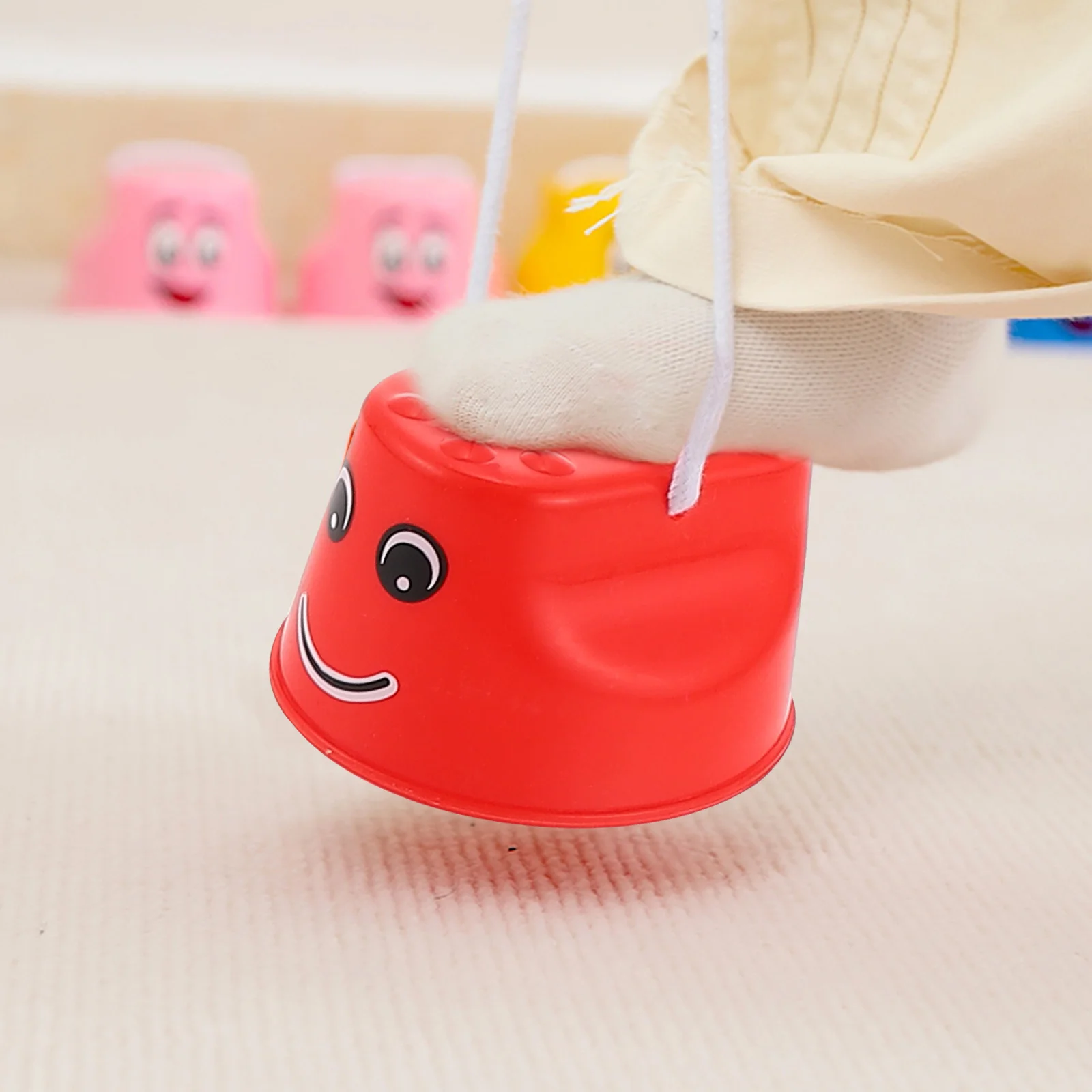Plastic stelten speelgoed kinderen balanstraining schoenen gemakkelijk te gebruiken touch massage anti-ontwerp kinderen sport speelgoed