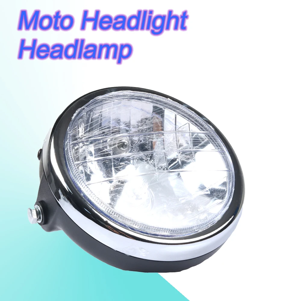 

Classic Round Motorcycle Headlight Assembly For HONDA CB125 GL150 Front Lightings