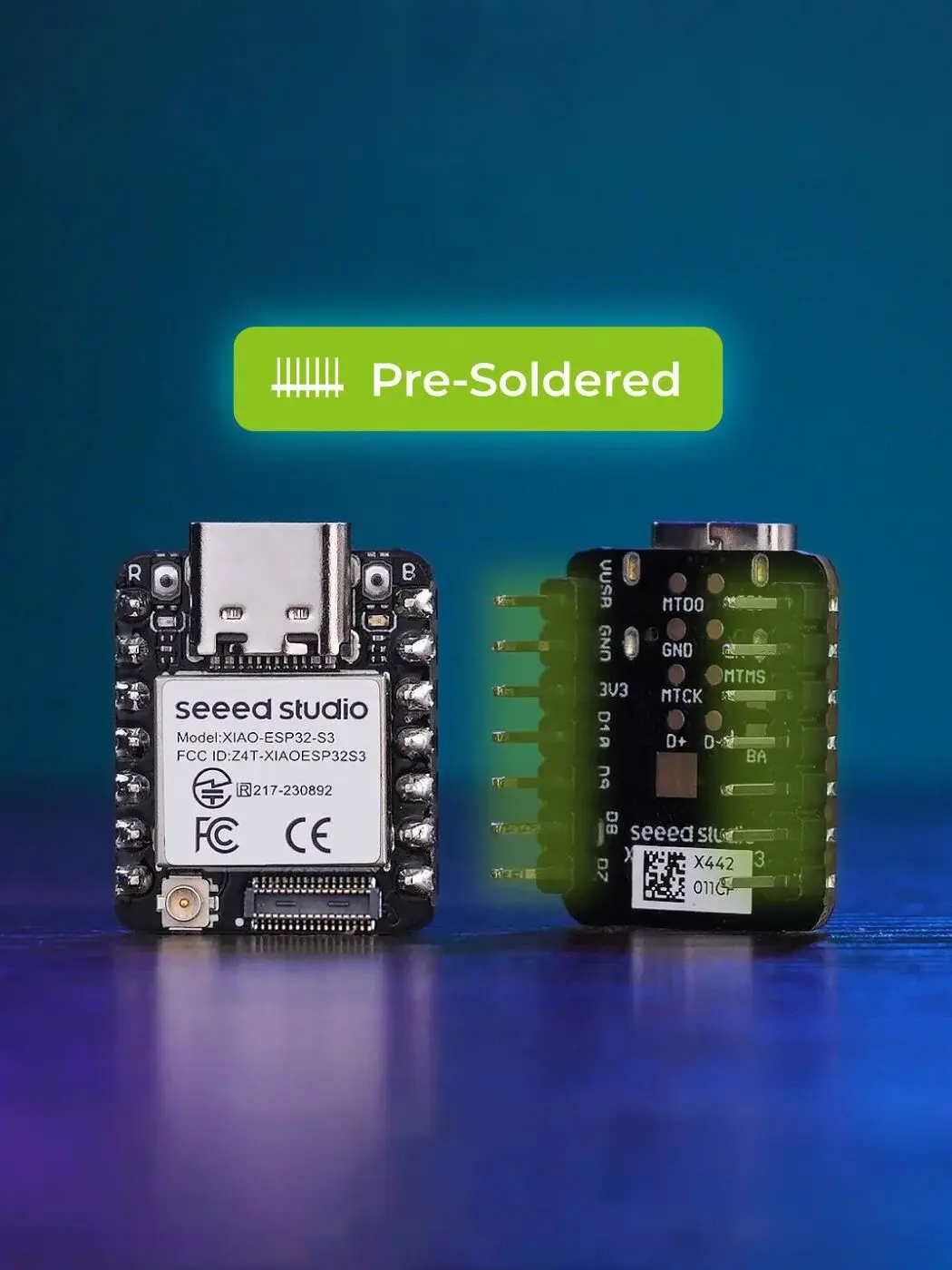 Seeed Studio XIAO ESP32-S3 (gotowa do użytku, z przylutowanymi elementami) – płytka programistyczna ESP32 S3, 240 MHz, antena 2,4 GHz, WiFi, Bluetooth Low Energy. — zdjęcie produktu 7