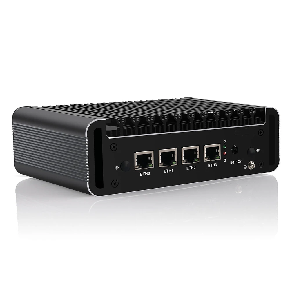 Procesor Intel Celeron J1900 podwójne gniazda kart pamięci FirewallMicro Applianc NAS LEDE RouterOS OpenWRT Padavan Mini PC