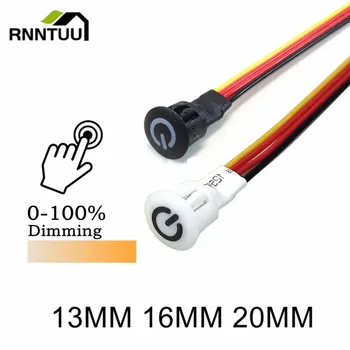 13 16 20MM Dimmable Touch Sensor Button Switch DC5V 12V 24V Smart Controller Home Light Strip Embedded LED Dimmer Controller 1