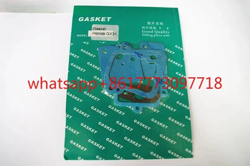 GX31 Gasket set for Honda GX22 GX31 FG100 2.5HP 4 cycle motor engine brush cutter cylinder carburetor muffler gasket replacement