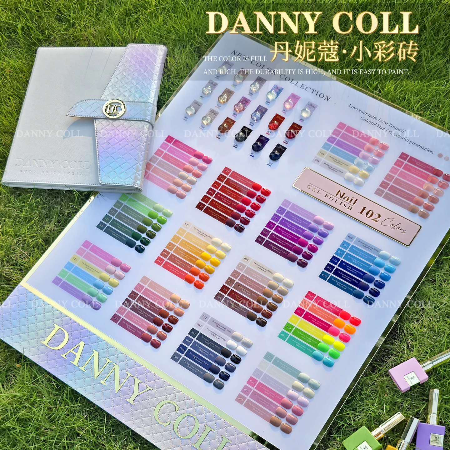 

DANNY COLL 2025, горячая распродажа, 102-цветный набор многоцветных УФ-гелей для дизайна ногтей, долговечный УФ-гель без помощи, без папо для салона, оптовая продажа