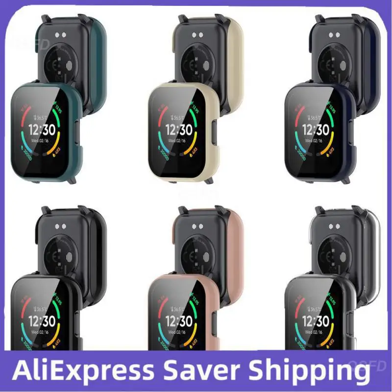 Watch Cover Protector Case Anti-scratch For Realme Techlife Watch S100/sz100 Clear Film Frame Universal Protective Cover