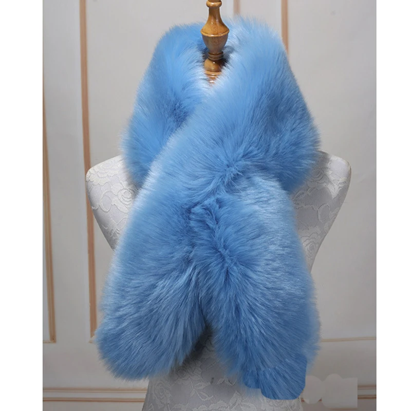 16 Colors Wedding Wrap Bridal Shawls Stole Faux Fox Fur Capes Bride Formal Evening Party Shrug Winter Warm Woman Cape Outerwear