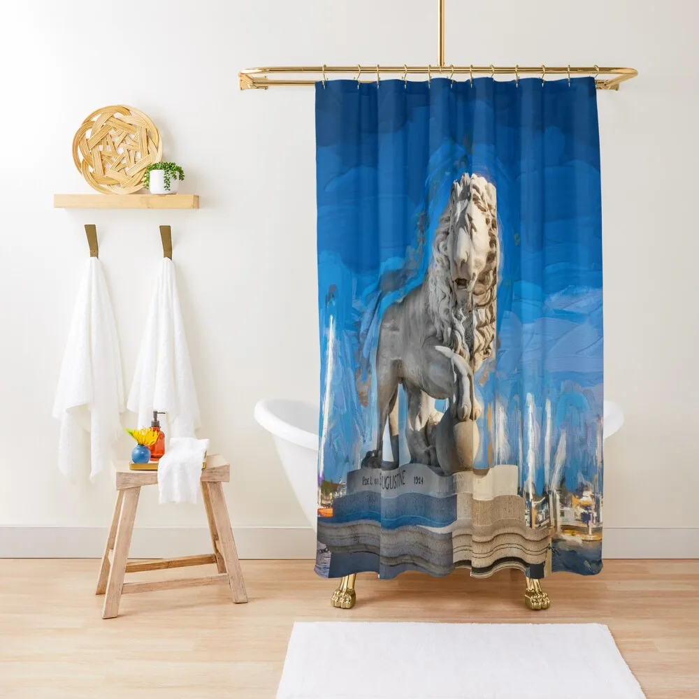 

Bridge of Lions St Augustine Florida Shower Curtain Elegant Bathroom Bathroom Accessorys Curtain