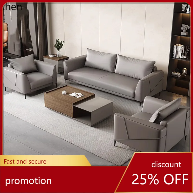 

ZML Small Simple Modern Business Reception Company Meeting Area Office Coffee Table Set