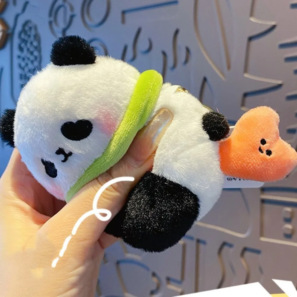 Cute PP Cotton Capybara Doll Keychain Pig Panda Plush Dog Pendant Stuffed Mental Love Animal Key Ring Gift