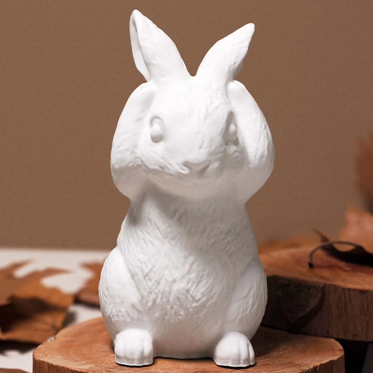 3D Rabbit Silicone Candle Mold DIY Handmade Easter Sitting Bunny Soap Plaster Resin Craft Casting Molds Home Festival Decor