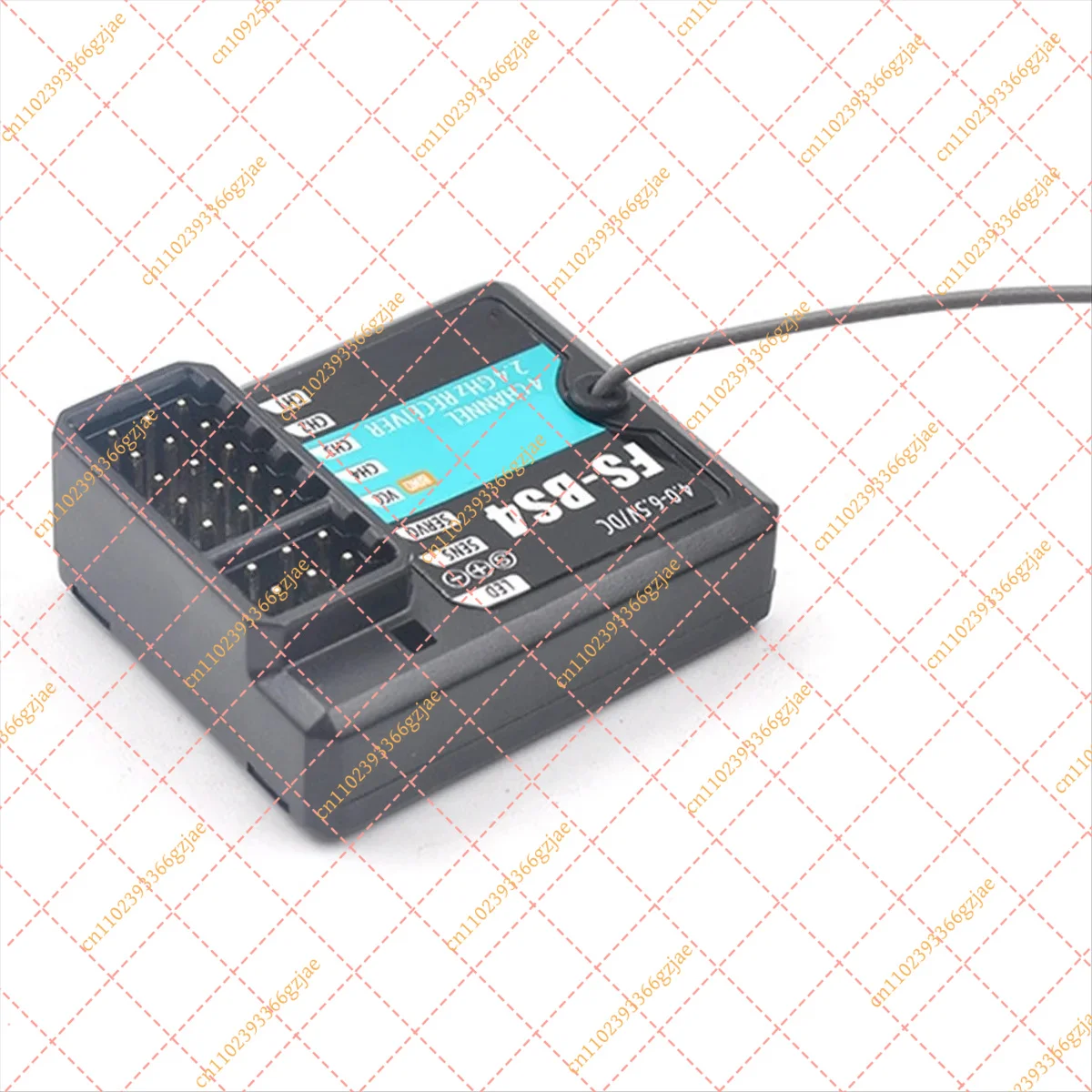 FS-BS4 Receiver with Gyro Stabilization for FlySky FS-IT4S FS-GT5, Replacement RC Car Boat Accessory