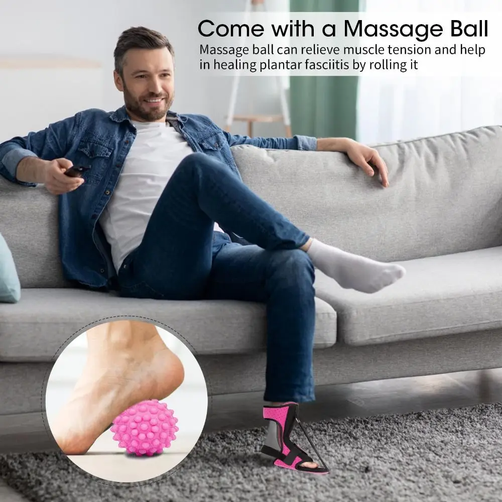 

Фиксированная шина для подошвенного фасциита, регулируемая дышащая спинная ортопедическая скоба для стопы, удобная компрессия