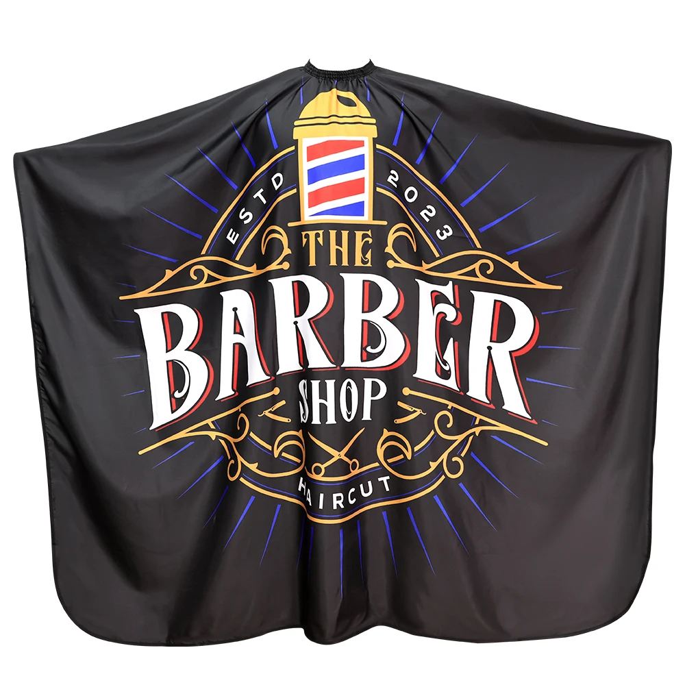 

Barber Haircutting Apron Animal Pattern Hair Dye Cape Antistatic Hairdresser Cape Styling Barbershop Supplies