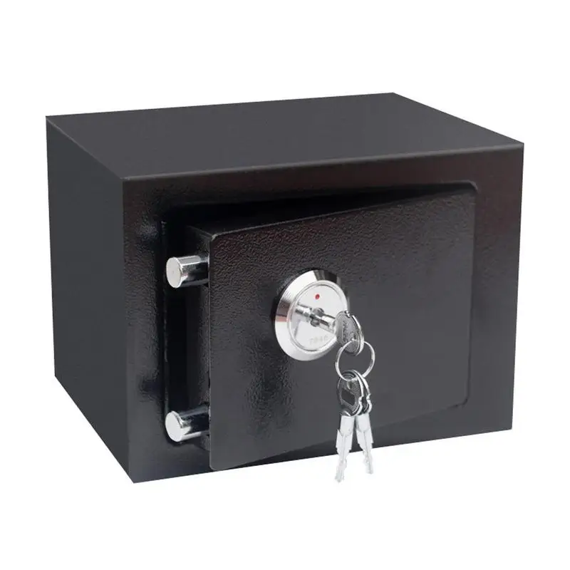 Safe Box Home Safe Fireproof Steel Lock Box Security Safe Sturdy Heavy Duty Money Safe High Strength For Offices Business Home