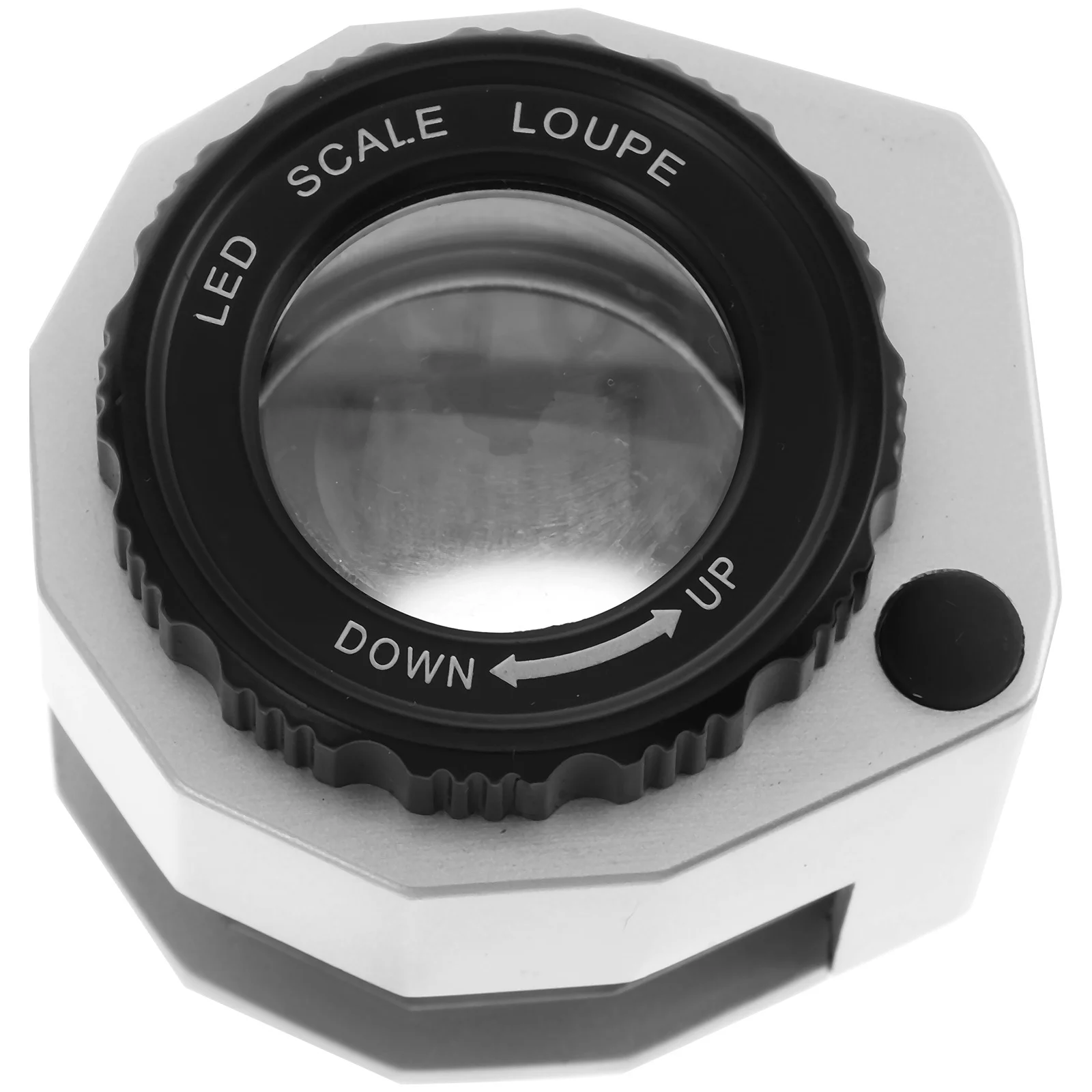 

30x LED Currency Detecting Magnifier Compact Pocket Magnifier Jewelry Magnifying Glass Banknote Antiques Detecting Tool