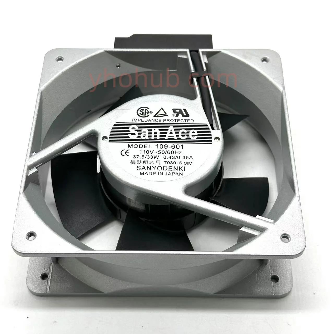 

SANYO DENKI 109-601 AC 110V 160x160x50mm 0.43/0.35A Server Cooling Fan