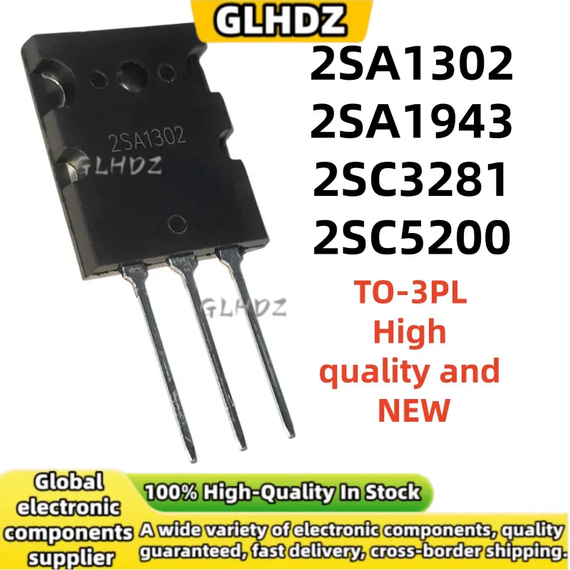 5Pcs/lot 2SA1302 2SA1943 2SC3281 2SC5200 High quality and NEW TO-3PL spot goods