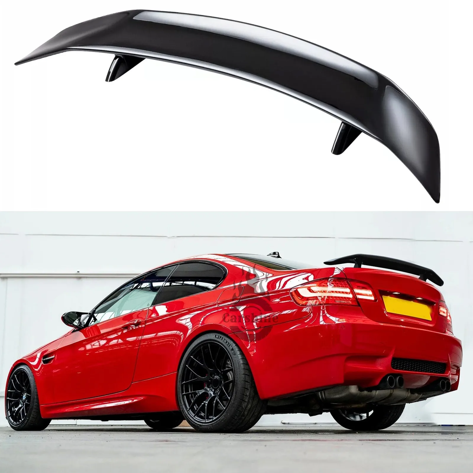 

For 3 Series E90 E91 E92 M3 47" Car Rear Trunk Spoiler Lip Wing GT Racing Black