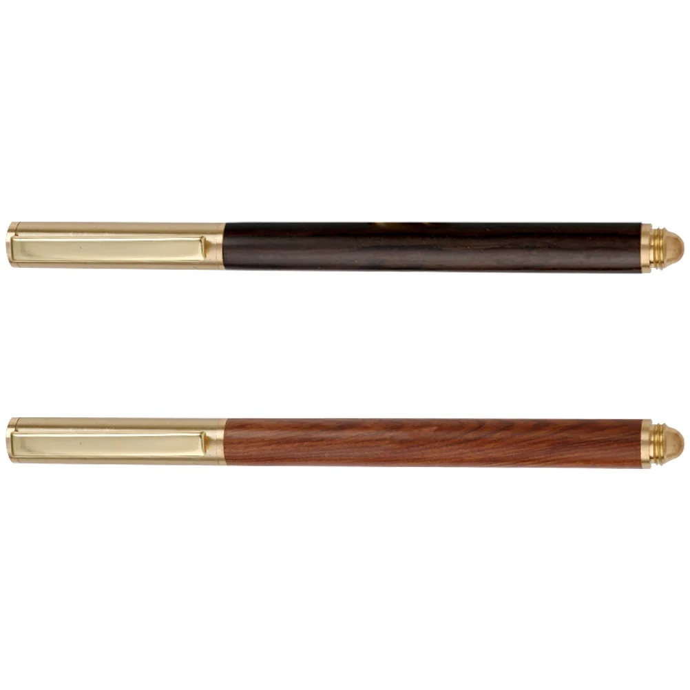 

2 Pcs Signature Pen Clip Multi-function Writing Work Aesthetic Gel Ink Office Stationery Pens Multifunction