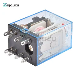 MY3NJ MY2NJ LY2NJ Micro Small Electromagnetic Intermediate Relay Miniature Coil General 11Pin 8Pin 110/220VAC 12/24VDC
