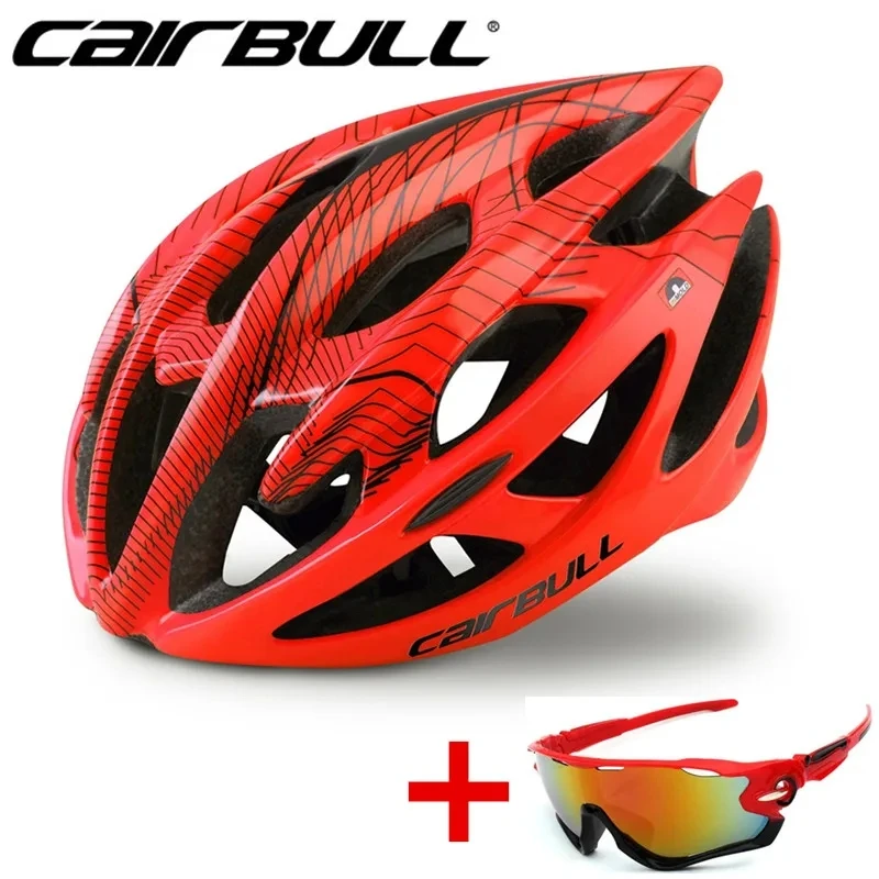 CAIRBULL Professional Road Mountain Bike Helmet Ultralight DH MTB All-Terrain Bicycle Sports Ventilated Riding Cycling Helmets