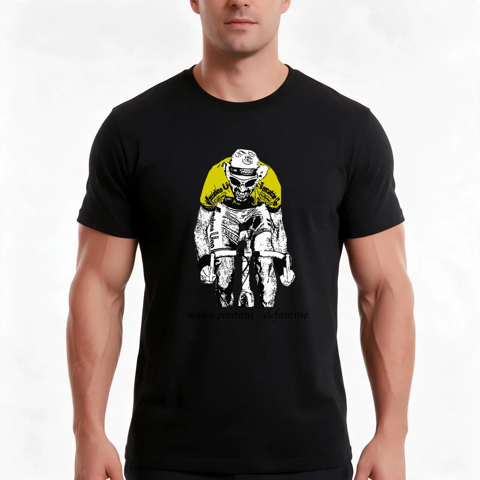 Le Tour: Marco Pantani T-Shirt, Summer Casual Cotton Tee, Oversized Streetwear Tops, Vintage Graphic Print, Unisex Men Women
