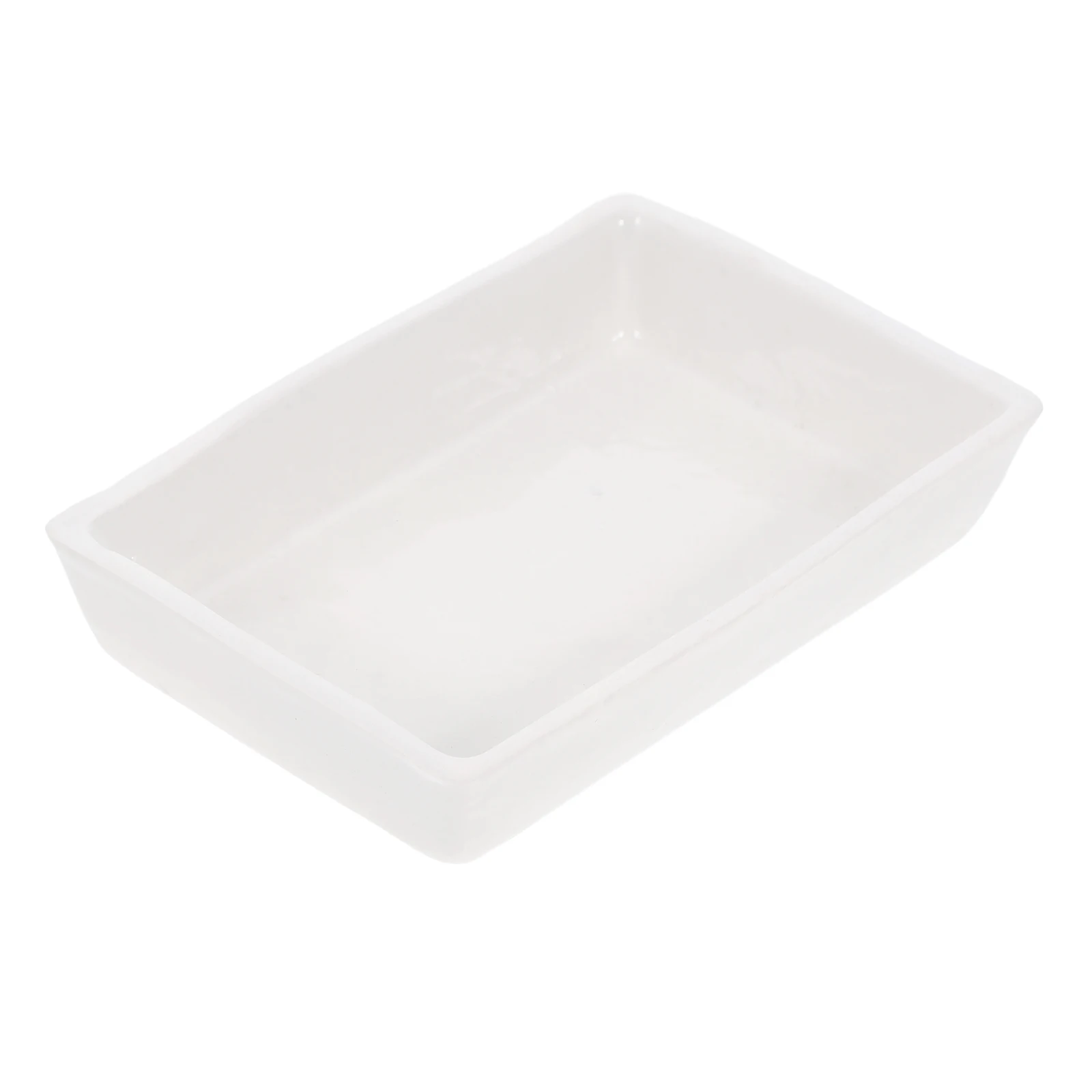 

High Temperature Resistant Porcelain Grey Dish Ceramic Burning Holder Tray Chemical Trays Ceramics for Laboratory White