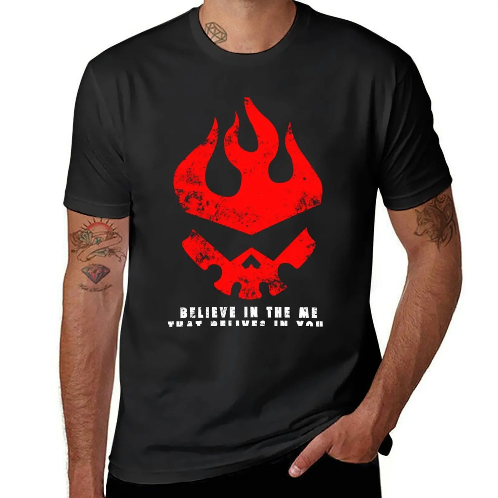 Gurren lagann - Believe in the me that believes in you T-Shirt funnys plain mens graphic t-shirts