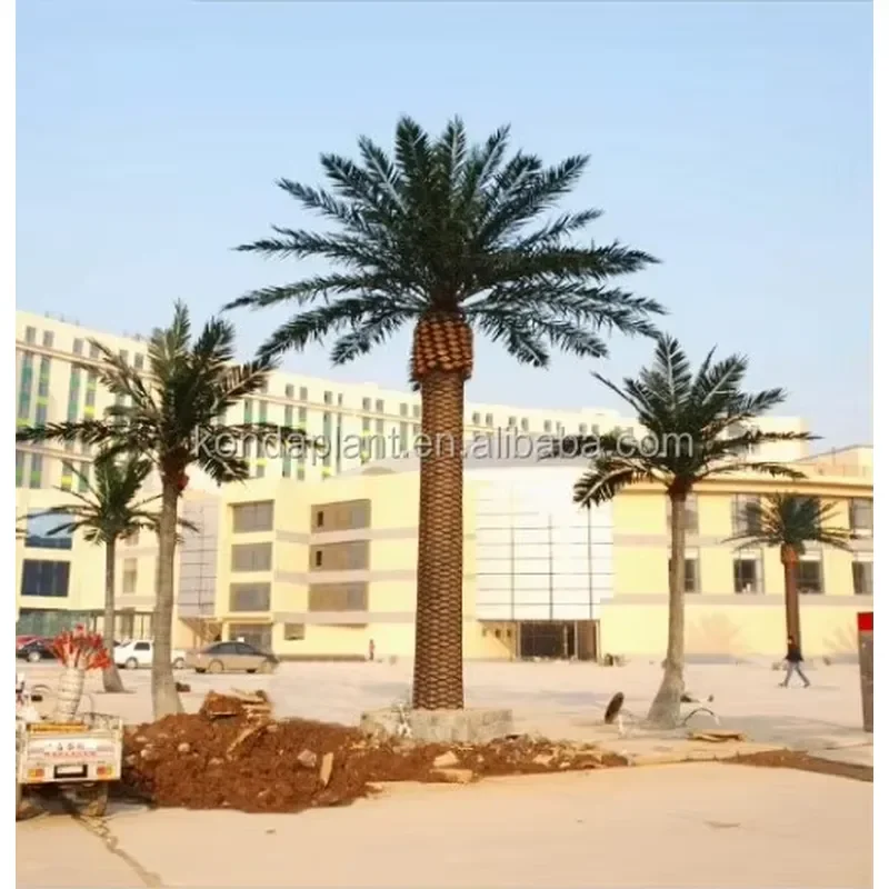 Artificial King Date Palm Tree for Outdoor Foxtail Decorative Palm Trees