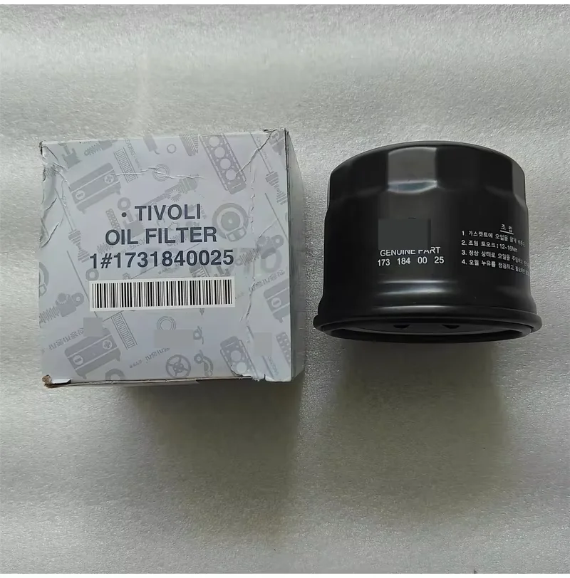 

Вращающийся масляный фильтр для SSANGYONG TIVOLI G16F 2015~ # 1731840025