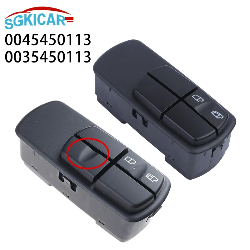 ODIDIO 0035450113 A0045450113 Interruptor de elevalunas eléctrico para coche A0015451304 A0025450113 para Mercedes Benz Atego Axor 2 A0055451713