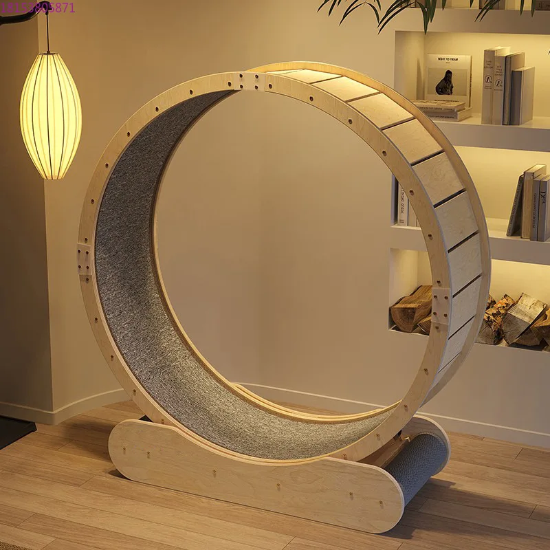 

Беговая дорожка из цельного дерева, игрушки для кошек, шлифовальные когти, ткань для кошек, универсальная для кошек и собак